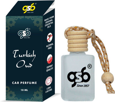 GANDHI SUGANDH BHANDAR Turkish Oud Hanging Air Car Freshener Diffuser turkishoudcargsb(10 ml)