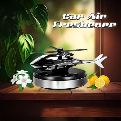 Genipap Car Air Freshner Diffuser Old Helicopter Car Solar G735(10 ml)