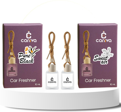 Cariiva PUREBLACK-SWEETAIR Car Freshener Diffuser CR_02(2 x 10 ml)