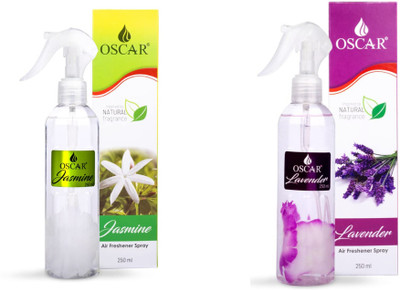 OSCAR JASMINE &, LAVENDER PACK OF 2 Spray OSCR JASMINE E & LAVENDER COMBO(2 x 250 ml)