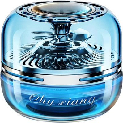 Sameili ™ CHIYIXIANG Car Perfume Blue Auto Solar-Powered Car Aromatherapy: Creative Diffuser Long-Lasting Fragrance for Car Interior(1 Units)