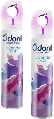 Odonil Spray (Pack of 2) Lavender Mist -220ml each Spray Spray(2 x 0.5 ml)