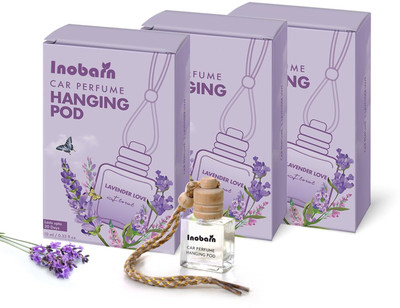 INOBARN Lavender Diffuser Hanging Pod Floral(3 x 10 ml)