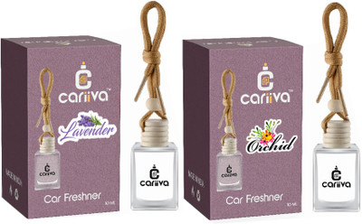 Cariiva LAVENDER-ORCHID Car Freshener Diffuser CR_02(2 x 10 ml)