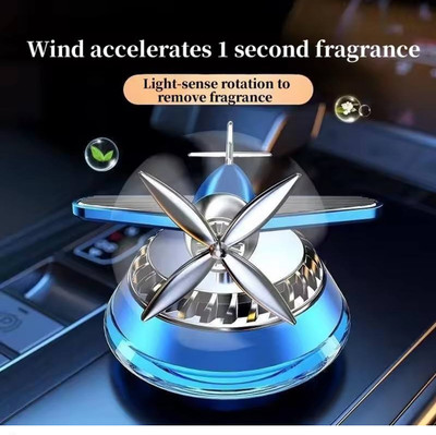 Genipap Car Air Freshner Diffuser CAT-P Plane Car Solar G2433(28 ml)