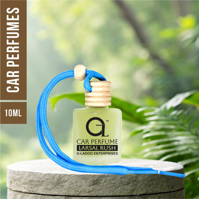 G-LADOO ENTERPRISE Larsal Rush Car Freshener Diffuser Car Hanging Perfume with Long-Lasting Fragrance – LARSAL RUSH Aroma Freshener for Car Interior, 10 ml Glass Bottle(10 ml)