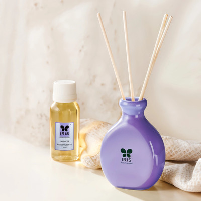 IRIS Lavender Diffuser Set Lavender Reed Diffuser Set(1 Units)