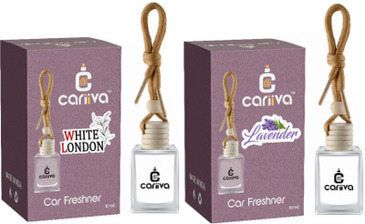 Cariiva LAVENDER-WHITELONDON Car Freshener Diffuser CR_02(2 x 10 ml)