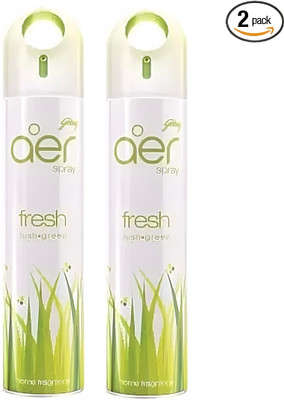 Godrej Fresh Lush Green Spray Aer Spray Room/Office Freshener Fresh Lush Green(2 x 220 ml)