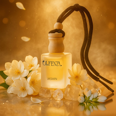 OLFENZA JASMIN Diffuser Car Freshener Hanging Perfumes Long Lasting Fragrance(10 ml)