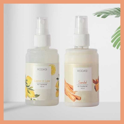 RODASI LEMON LIME SANDAL Car Freshener Spray FK_New_10011045-FLLSD100ML(2 x 100 ml)