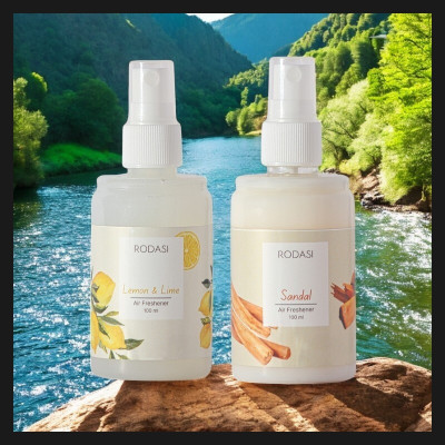 RODASI LEMON LIME SANDAL Car Freshener Spray RDS_52-FLLSD100ML(2 x 100 ml)