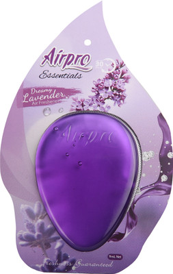 Airpro Dreamy Lavender Car Freshener Diffuser Wooden Hanging Car Air Freshener | Invigorating Car Perfume | Essential Oils Fragrance with Wooden Diffuser Lid(9 ml)