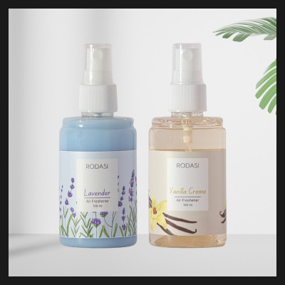RODASI LAVENDER VANILLA CREAME Car Freshener Spray RDS_FLVVC100ML(2 x 100 ml)