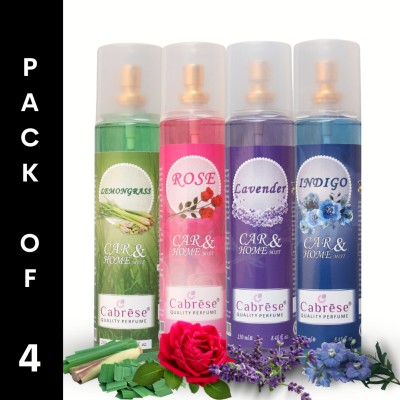 CABRESE ROSE, LEMONGRASS, INDIGO, LAVENDER Spray(4 x 250 ml)