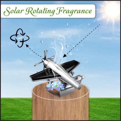 Genipap Car Air Freshner Diffuser Single Plane Car Solar G1436(10 ml)