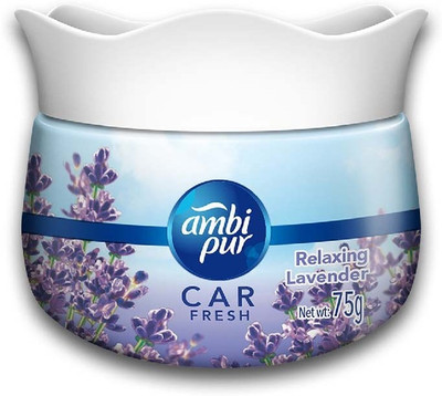 Ambipur Relaxing Lavender Car perfume Gel Car Freshener Spray Relaxing Lavender Car Freshener Gel perfume(75 g)
