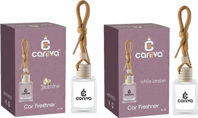 Cariiva JASMINE-WHITELONDON Car Freshener Diffuser CR_02(2 x 10 ml)