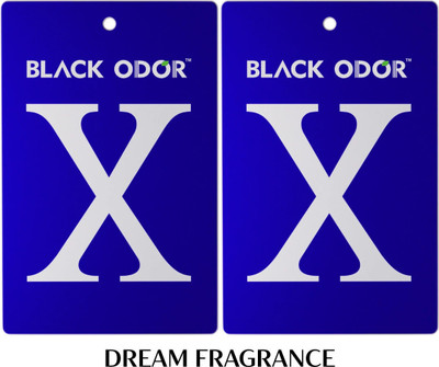 BLACK ODOR Dream Car Freshener Blocks Air Freshener Card Dream Fragrance(2 x 1 Units)