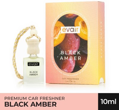 EVAIR Black Amber Car Freshener Diffuser(10 ml)