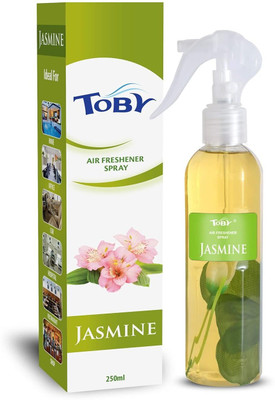 TOBY JASMINE ROOM Car Freshener Spray JASMINE AIR FRESHENER Spray (2 x 250 ml)(250 ml)