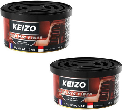Keizo Nouveau Car Car Freshener Diffuser Car Perfume Strong Fiber Air Freshener To Freshen 'up Your Car Nouveau Car(2 x 42 ml)