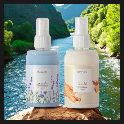 RODASI LAVENDER SANDAL Car Freshener Spray RDS_53-FLVSD100ML(2 x 100 ml)