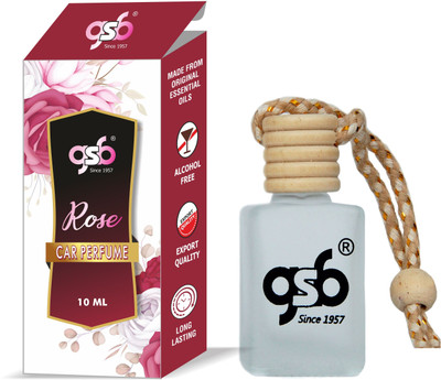 GANDHI SUGANDH BHANDAR Rose Hanging Air Car Freshener Diffuser rosegsbcarnew(10 ml)