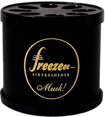 Dhairya Creations Musk Car Freshener Refill Freeze Musk Car Air Freshener Gel Black & Gold(150 g)