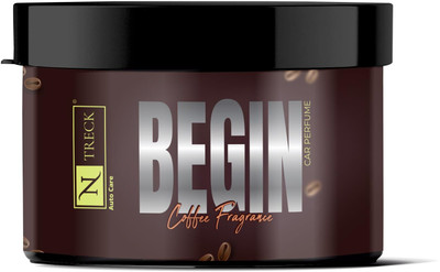 N Treck Coffee Car Freshener Diffuser Begin Coffee Organic Leak Proof Car Perfume | Long-Lasting Car Air Freshener(40 g)