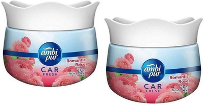 Ambipur ROMANTIC ROSE Spray CAR FRESHER ROMANTIC ROSE EACH 75GM PACK OF 2(2 x 75 g)