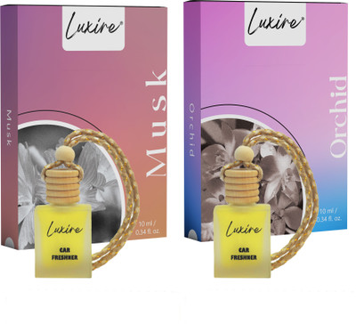 LUXIRE MUSK Car Freshener Diffuser LX02(2 x 10 ml)