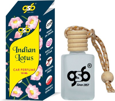 GANDHI SUGANDH BHANDAR Indian Lotus Hanging Air Car Freshener Diffuser(10 ml)