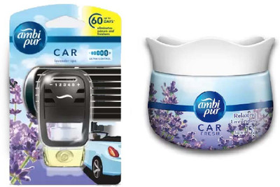 Ambipur Ambi Pur Car Lavender Spa Air Freshener Starter,Car Perfume Dashboaard (70g) Car Freshener Diffuser Air Freshener/Purifier Pur Toilet Real Perfume Oil FreshLavender Combo Auto Pearl Car Freshener- Exotic Jasmine, Starter Kit 7.5 ml(7.5 ml) Ambipur Ambi Pur Car Lavender Spa Air Freshener Starter,Car Perfume Dashboaard (70g) Car Freshener Diffuser Air Freshener/Purifier Pur Toilet Real Perfume Oil FreshLavender Combo Auto Pearl Car Freshener- Exotic Jasmine, Starter Kit 7.5 ml(7.5 ml)