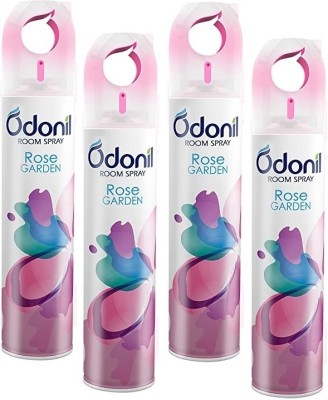 Odonil Room Spray Air Freshener Rose Garden Room Spray-Pk-4 Spray(4 x 220 ml)