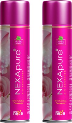 ind himaliyas NexaPure Air Freshner, Rose Fragrance Spray(2 x 250 ml)