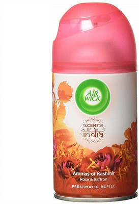 Airwick ROSE, SAFFRON Car Freshener Refill, Spray AROMAS OF KASHMIR(250 ml)