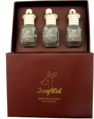 JOEYKID Lemongrass, Sandalwood, silver Diffuser Air Freshner(3 x 8 ml)