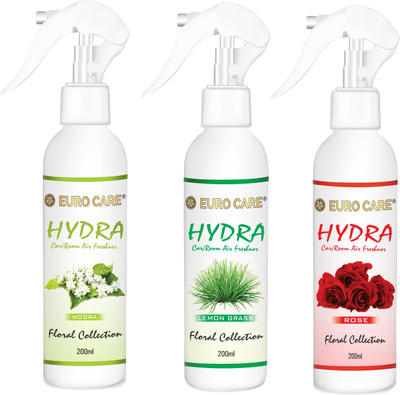 Euro Care Rose, Mogra, Lemon Grass Spray Rose-Mogra-Lemon Grass-Scent(600 ml)