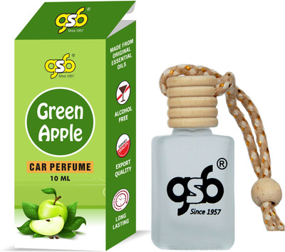 GANDHI SUGANDH BHANDAR Green Apple Hanging Air Car Freshener Diffuser greenapplecargsb(10 ml)