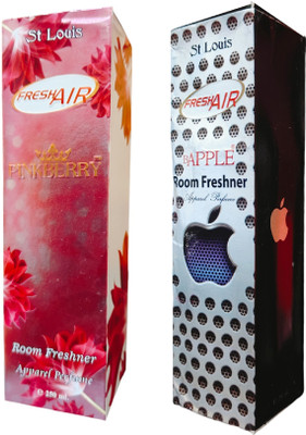 St. Louis FRESH Spray PINK BERRY, BAPPLE ROOM FRESHNER, 250 ML, EACH, PACK OF 2(2 x 250 ml)