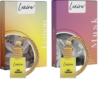 LUXIRE LEMON Car Freshener Diffuser LX02(2 x 10 ml)