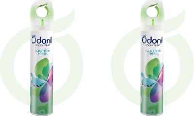 Odonil JASMINE FRESH, AIR FRESHNER, LONG LASTING FRAGRANCE Spray(2 x 220 ml)