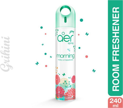 Godrej Aer Aer Spray Morning Misty Meadows Home Fragrance Car Freshener Spray 01(240 ml)