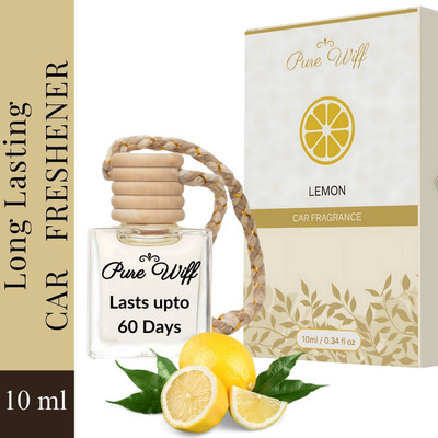 Pure Wiff Lemon Car Freshener Diffuser Lemon Hour Car Perfume Hanging Pod(10 ml)
