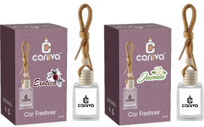 Cariiva EXOTICA-JASMINE Car Freshener Diffuser CR_02(2 x 10 ml)