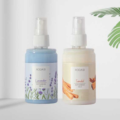RODASI LAVENDER SANDAL Car Freshener Spray 5102_FLVSD100ML(2 x 100 ml)