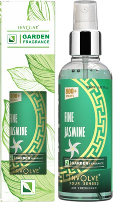 Involve Garden Fine Jasmine Car Freshener Spray Natural Fragrance(100 ml)