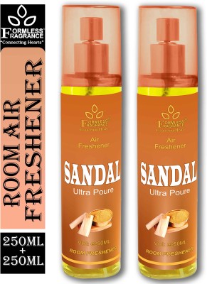 Formless Sandal Room Air Freshener Pack of 2 Spray(2 x 250 ml)