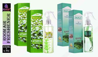 Formless Attarful & Marine Combo4 Room Air Freshener Spray Attarful & Marine Combo4 250ml(4 x 250 ml)